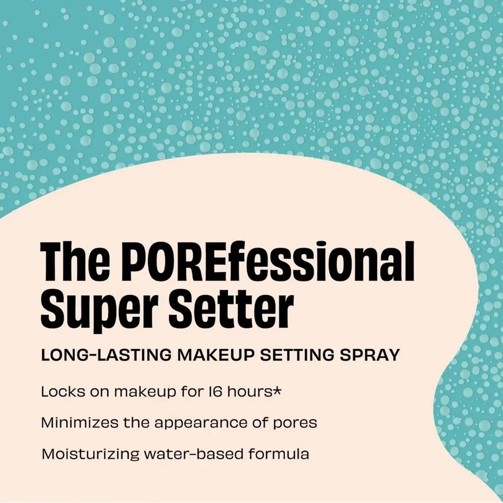Benefit Cosmetics The POREfessional: Super Setter Setting Spray~NEW!~waterproof